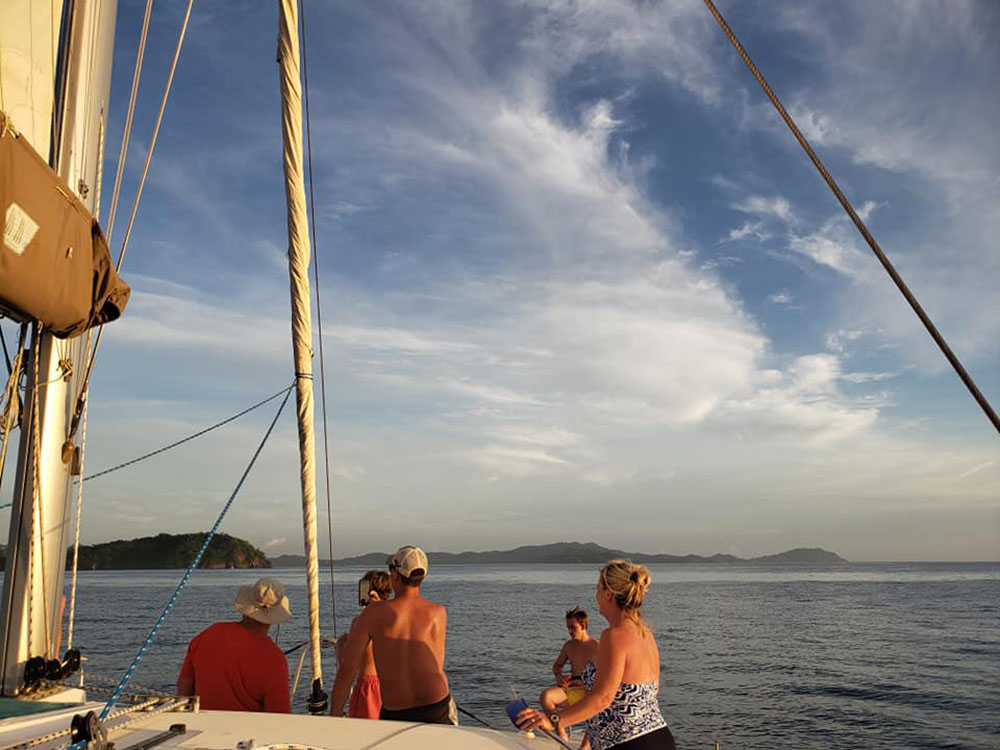 Catamaran sunset