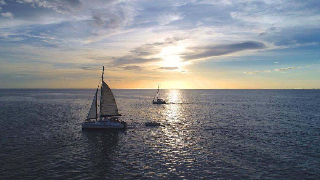 Sunset sailing